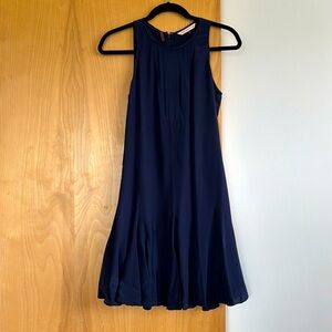 Rebecca Taylor Navy Blue Dress Size XS